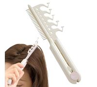 Pettine dritto a forma di V, antistatico e volumizzante, strumento per raddrizzare il salone di casa, donne e ragazze