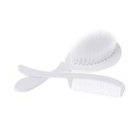 Pettine e spazzola per bambini Set di forniture infermieristiche per il bagno lavaggio dei capelli setole morbide punta rotonda sicura per massaggio alla testa