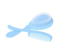 Pettine e spazzola per bambini Set di forniture infermieristiche per il bagno lavaggio dei capelli setole morbide punta rotonda sicura per massaggio alla testa