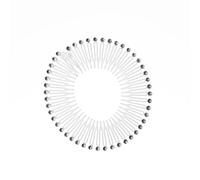 Pettine elastico ad incastro a denti circolari, flessibile, fascia per capelli, per banchetti e parrucchieri, colore bianco