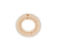 Pettine elastico ad incastro a denti circolari, flessibile, fascia per capelli, per banchetti e parrucchieri, colore: arancione