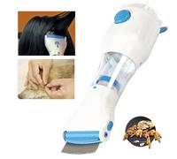 Pettine elettrico led per pidocchi rimuove aspira elimina uova capelli bambini