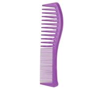 Pettine for capelli 3 pezzi Parrucchiere professionale Barbiere Dente largo Due spazzole laterali Pettini Strumento for lo styling dell'acconciatura(Purple)