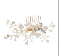 Pettine for capelli Accessori for da sposa Copricapo Fatti a mano Strass di cristallo Perle simulate laterale for 1 pz