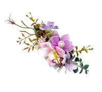 Pettine for capelli con simulazione di fiori for spose, accessori for capelli, disco for capelli, carta for capelli(Pinkpurple)