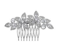 Pettine for capelli con zirconi, accessori for capelli da banchetto nuziale, catena con artigli di strass e pettine in zirconi