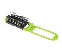 Pettine for capelli da viaggio professionale 1PC Spazzola for capelli pieghevole portatile con specchio Pettine da viaggio compatto tascabile (Color : Green)