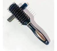 Pettine for capelli ricci Cuscino d'aria Air Bag Pettine for massaggio Pettine for costole Fibbia interna Styling Capelli Cilindro Pettine a rullo Fondo piatto-testa gialla9543/62/909