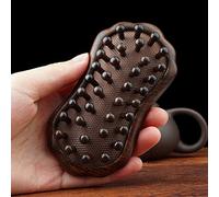 Pettine for massaggio al meridiano del cuoio capelluto Sandalo Cuscino d'aria Spazzola Larghezza Denti Testa Agopuntura Massaggiatore Circolazione sanguigna Anti perdita di capelli 1 Pz
