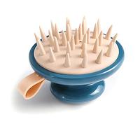 Pettine for massaggio alla testa, spazzola stimolante for cuoio capelluto, strumento da parrucchiere, spazzola for doccia e bagno, spazzola for massaggio alla testa e ai capelli lisci(Blue)