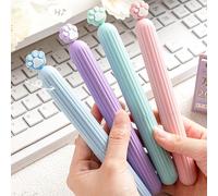 Pettine forma di artiglio per gatti, pettine districante per capelli, compatto da donna, forma di penna, pettine districante per capelli ondulati, spessi e lunghi