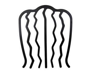 Pettine francese per capelli - 7,8 x 6,5 cm a forma di U - 3,07 x 2,55 pollici - Coombs in ferro riccio - Multifunzionale matrimonio - Combs in metallo da donna