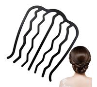 Pettine girevole francese - Pettine laterale a forma di U per capelli spessi, French Twist Hair Tool French Twist Hair Tool - Pettine in metallo per capelli spessi, fini e ricci