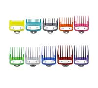 Pettine Guida for Taglio Pettine for Tagliacapelli Con Clip In Metallo | ,Compatibile con WAHL,1.5/3/4.5/6/10/13/16/19/22/25MM G0717(Gold 10pcs)
