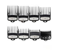 Pettine Guida Limite For Tagliacapelli Professionale, Compatibile Con Keimei, Pettine Guida Taglio Universale For Tagliacapelli Pettine Limite Strumenti For Taglio Di Capelli(Metal-8Pcs(1.5-19mm))