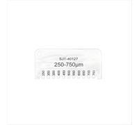 Pettine in acciaio inox per misurare lo spessore della pellicola bagnata, per misurare resina, vernice e gel coat (250-750 μM)