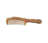 Pettine in Corno Naturale Intagliato, Portatile e Robusto | Uso Domestico e Viaggio, Design Elegante Scolpito, Antistatico, per Tutte le Età