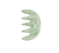 Pettine in giada naturale Gua Sha Board Jade Massaggiatore per il corpo Raschiatore Guazzo Raschietto per la pelle del viso Strumento di bellezza
