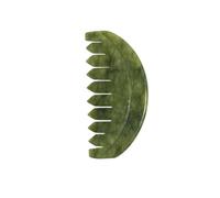 Pettine in giada naturale Gua Sha Board Jade Massaggiatore per raschiare il corpo Guazzo Raschietto per la pelle del viso Strumento di bellezza