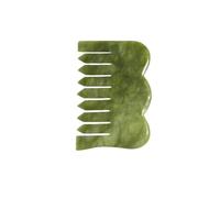 Pettine in giada naturale Gua Sha Board Jade Massaggiatore per raschiare il corpo Guazzo Raschietto per la pelle del viso Strumento di bellezza