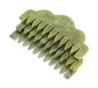 Pettine in Jade a Denti Fini 3 Pezzi per Massaggio Chioma