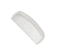 Pettine in lega di titanio super leggero e resistente, piccolo strumento adatto per uso esterno con ciondolo portachiavi