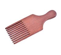 Pettine in legno Afro Pick Hair Lift Pettini lunghi denti districanti accessori barba pick legno naturale volumizzante e styling