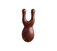 Pettine in legno naturale e massaggiatore dalla forma unica per la cura dei capelli e il rilassamento della testa, funzione multipla