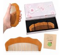 Pettine in legno per nascita e gravidanza | Con biglietto di auguri e scatola regalo, relax e concentrazione durante il parto, regalo per le future mamme