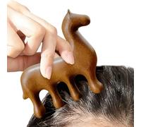 Pettine In Legno Strumento Per Massaggio Alla Testa A Denti Larghi