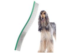 Pettine in metallo per cani, pettine per cani,Pettine per deshedding per | per toelettatura per di taglia piccola, media e grande, cuccioli, per rimuovere i nodi, la crosta del muco