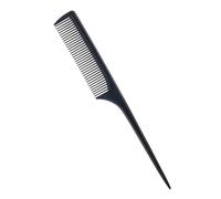 Pettine in plastica a denti fini da 3 pezzi, strumento for disegnare la coda antistatico, stile ratto for lo styling per tutti i tipi di styling(Black)