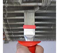 Pettine lamellare HVAC per la pulizia di condensatori e lamelle di evaporatore, spazzola per la pulizia di lamelle di condensatore per climatizzatore