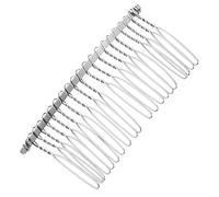 Pettine laterale for capelli alla francese, pettine in metallo for velo, pettine da sposa in filo d'argento, accessori fai da te for capelli for la sposa e gli ospiti