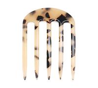 Pettine laterale per capelli coreano Twist Acetato di cellulosa 5 denti Vintage Updo Chignon Tornante Tortoise Per Shell Coda di cavallo Barrette Clip di Capelli Styling Pettine Set