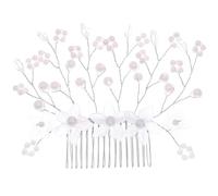 Pettine laterale per capelli da sposa: clip da sposa con perle finte, elegante accessorio da sposa