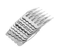 Pettine laterale per capelli fai da te, in metallo, 6 denti, 10 pezzi