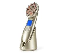 Pettine led crescita capelli Laser crescita dei capelli pettine massaggiatore Anti perdita di capelli terapia infrarossi luce rossa EMS massaggiatore radiofrequenza terapia dei capelli luce led