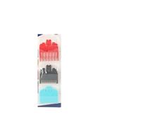 Pettine limite 2/3/4 pezzi, compatibile con Wahl, tagliacapelli 1,5 mm 3 mm 4,5 mm guida di taglio professionale pettini tagliacapelli pettine di posizionamento Y0907(HDPT-Color-3pcs)