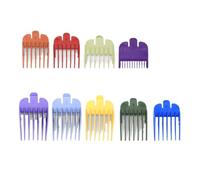 Pettine limite, compatibile con tagliacapelli, 10 pezzi 1,5 mm-25 mm | Guida, set di accessori for il taglio dei capelli dotato di predisposizione for vassoio portaoggetti dedicato