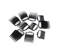 Pettine Limite, Compatibile Con WAHL, Tagliacapelli | Set di pettini guida for quantità opzionali, disponibile nella configurazione da 8 o 10 pezzi(10Pcs-Black)