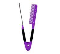Pettine lisciante per capelli con una presa salda per capelli annodati e trasandati, strumento per acconciare e raddrizzare i capelli