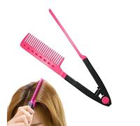Pettine Lisciante Per Capelli | Lisciante Per Capelli A Forma Di V,Accessorio Per Pettine Per Ferro Da Stiro, Per Uso Domestico, Viaggi, Attività Esterne, Hotel E Incontri