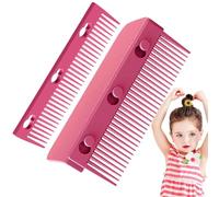 Pettine lisciante per capelli, pettine piatto con impugnatura, pettine per raddrizzatore per barbiere, pettine riscaldante per barbiere, pettine piatto staccabile, pettine per capelli per saloni e