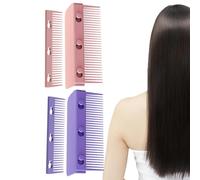 Pettine lisciante per capelli, pettine piatto con impugnatura, pettine per raddrizzatore per barbiere, pettine riscaldante per barbiere, pettine piatto staccabile, pettine per capelli per saloni e