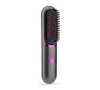 Pettine lisciante per capelli ricaricabile via USB 2 in 1 arricciacapelli ricci grandi e a uovo