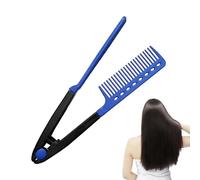Pettine lisciante per parrucchieri, 24 cm, a V, per ferri da stiro, anti, con manico ergonomico, attrezzatura per parrucchieri per uso quotidiano, casa e viaggio