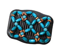 Pettine magico per capelli con perline elastiche colorate fai da te doppie signore in legno durevole lavorazione durevole