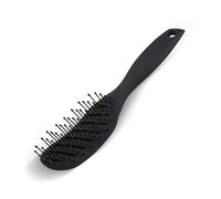Pettine Massaggiante A Denti Larghi Shunfa Per Capelli Lunghi Spazzola Arricciacapelli Con Arco Curvo Prodotto Di Bellezza Unisex(A)