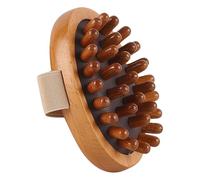 Pettine massaggiante in legno di faggio che stimola il cuoio capelluto e riduce la statica dei capelli, spazzola per capelli in legno di faggio districante per capelli